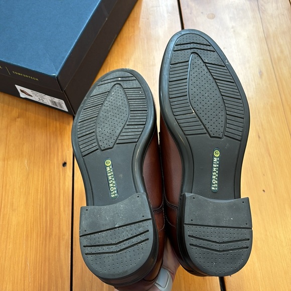 Florsheim Show Company Midtown Plain Oxford in Cognac size 9D - Picture 4 of 6